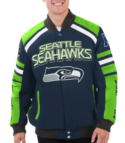 Power Forward Racing Seattle Seahawks Jacket