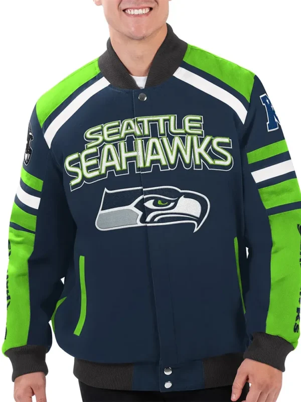 Power Forward Racing Seattle Seahawks Jacket