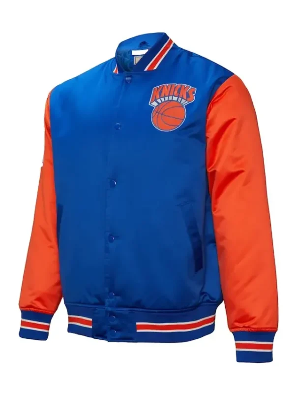 Prime Time Ny Knicks Royal And Orange Jacket