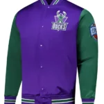 Primetime Milwaukee Bucks Purple And Green Jacket