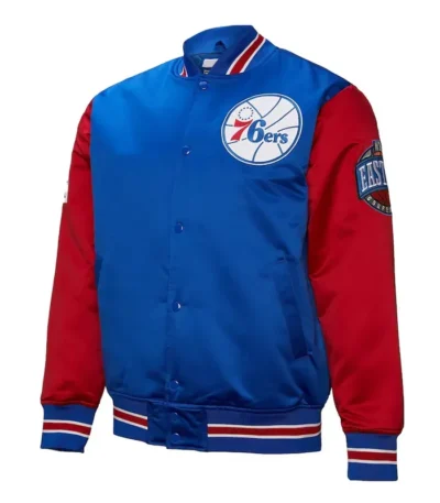 Primetime Philadelphia 76ers Royal and Red Jacket