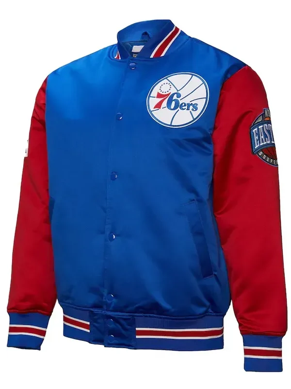 Primetime Philadelphia 76ers Royal and Red Jacket