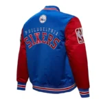 Primetime Philadelphia 76ers Royal and Red Jacket