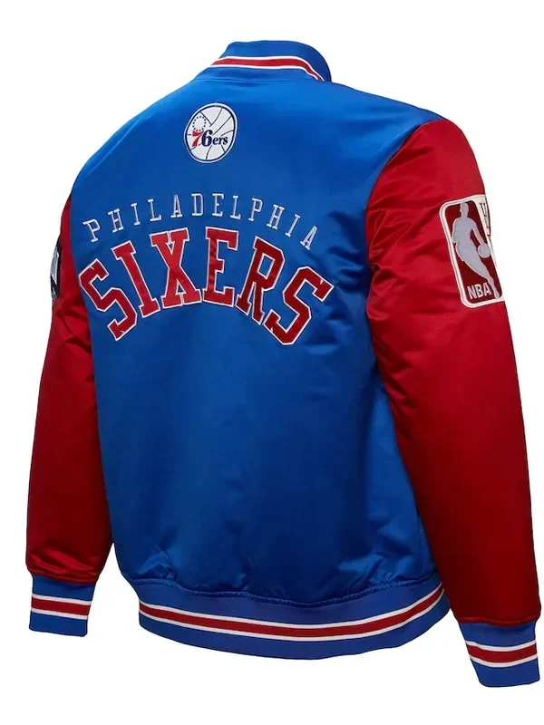Primetime Philadelphia 76ers Royal and Red Jacket