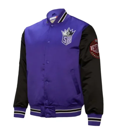 Primetime Sacramento Kings Purple and Black Jacket