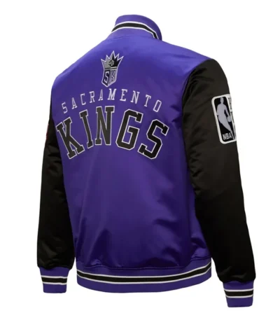 Primetime Sacramento Kings Purple and Black Jacket