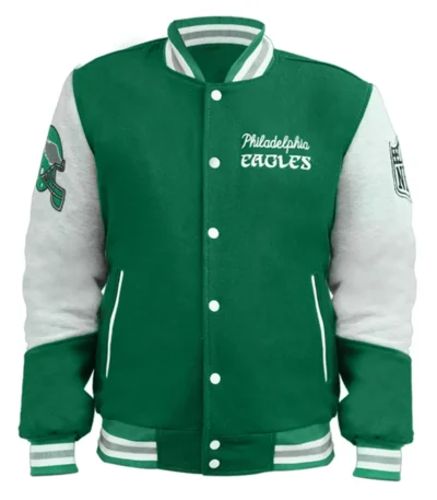 Princess Diana Philadelphia Eagles Wool Varsity Jacket
