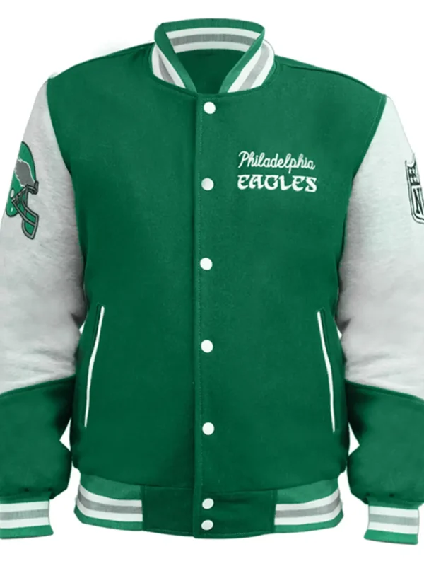 Princess Diana Philadelphia Eagles Wool Varsity Jacket
