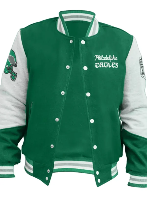 Princess Diana Philadelphia Eagles Wool Varsity Jacket
