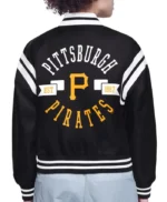 Pittsburgh Pirates Printed Logo Varsity Satin Jacket