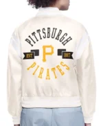 Pittsburgh Pirates Printed Logo Varsity Satin Jacket