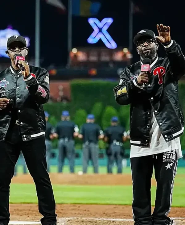 All-Star Game 2026 Boyz II Black Satin Jacket
