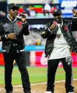 All-Star Game 2026 Boyz II Black Satin Jacket