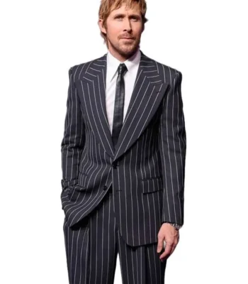 Project Hail Mary Ryan Gosling Pinstripe Suit