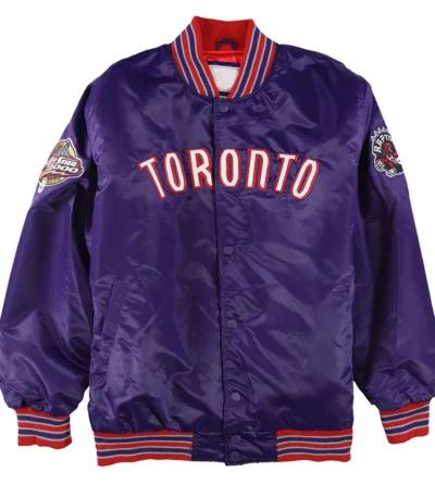 Purple NBA All Star 2000 Toronto Raptors Satin Jacket