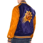 Purple-Orange Phoenix Suns Renegade Varsity Satin Jacket