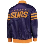 Purple The Captain II Phoenix Suns Varsity Satin Jacket