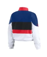 Texas Rangers Racing Navy/White Full-Zip Jacket