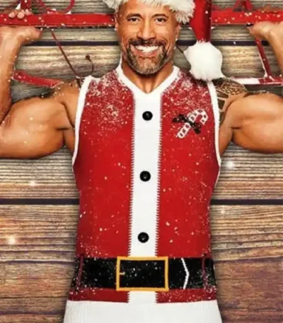 Red One Dwayne Johnson Christmas Vest