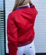 Red Philadelphia 76ers Bomber Jacket