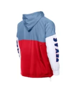 Texas Rangers Color Block Windbreaker Hoodie