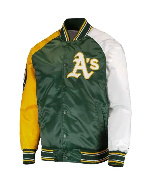 Reliever Oakland Athletics Varsity Satin Jacket