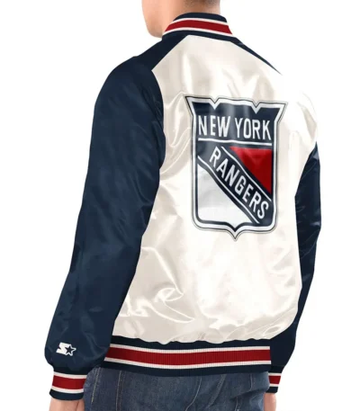 Renegade NY Rangers Navy and White Jacket