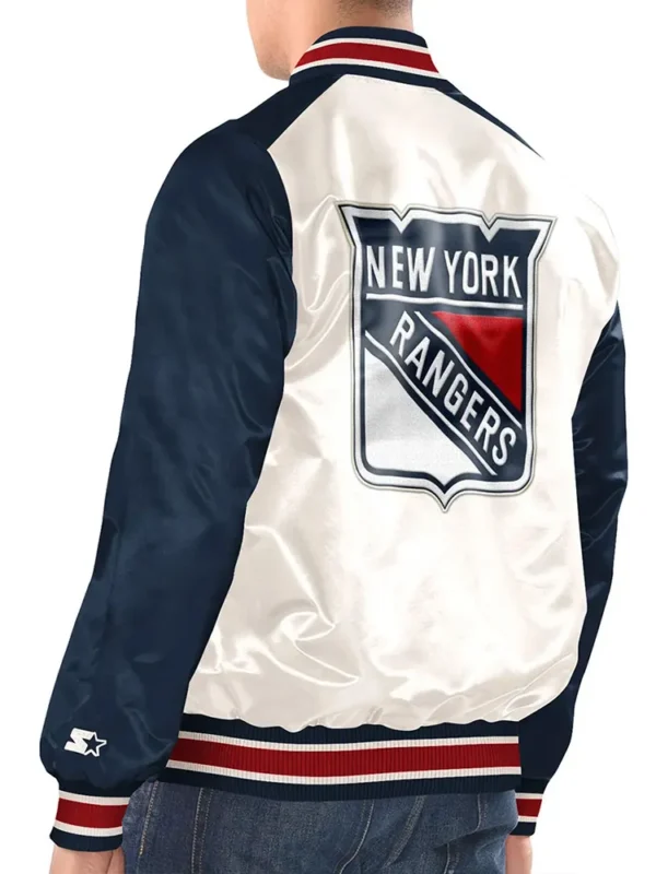 Renegade NY Rangers Navy and White Jacket