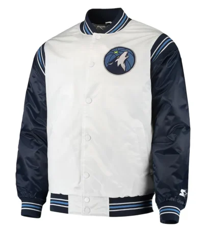 Renegade T-Wolves White And Navy Jacket