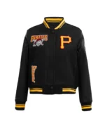 Retro Classic Rib Pittsburgh Pirates Varsity Jacket
