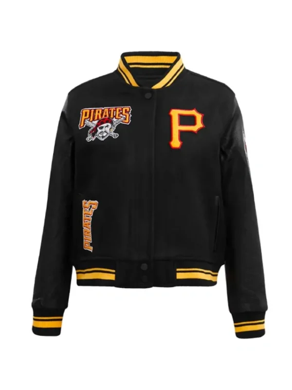 Retro Classic Rib Pittsburgh Pirates Varsity Jacket