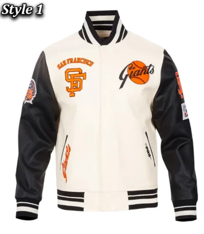 Retro Classic Rib San Francisco Giants Varsity Jacket