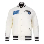 Retro Orlando Magic Classic Rib Satin Jacket