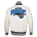 Retro Orlando Magic Classic Rib Satin Jacket