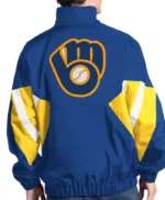 Milwaukee Brewers Cooperstown Chief Royal Pullover Jacket