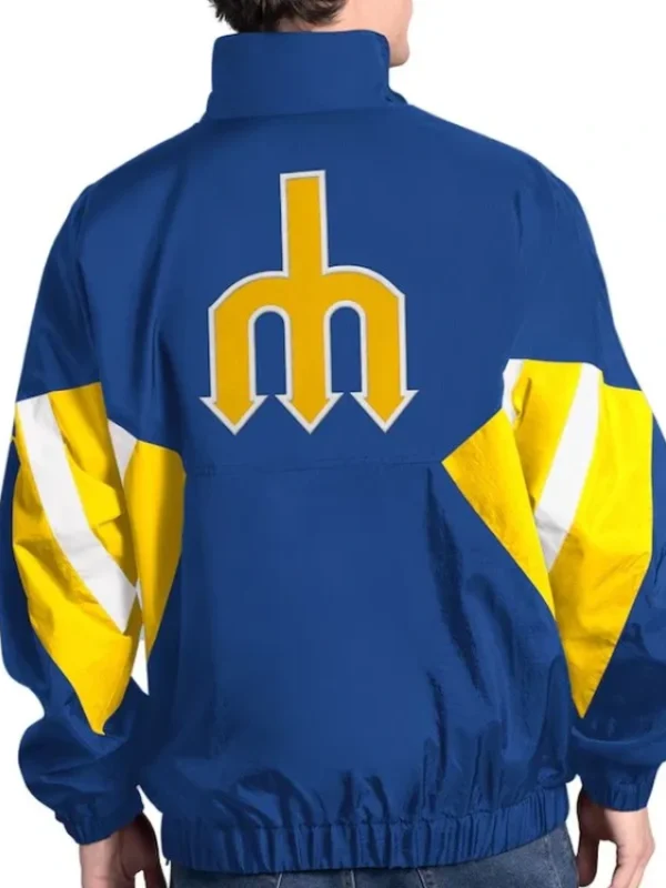 Seattle Mariners Cooperstown Chief Royal Pullover Jacket