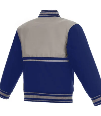 Royal and Gray NY Rangers Youth Poly-Twill Jacket