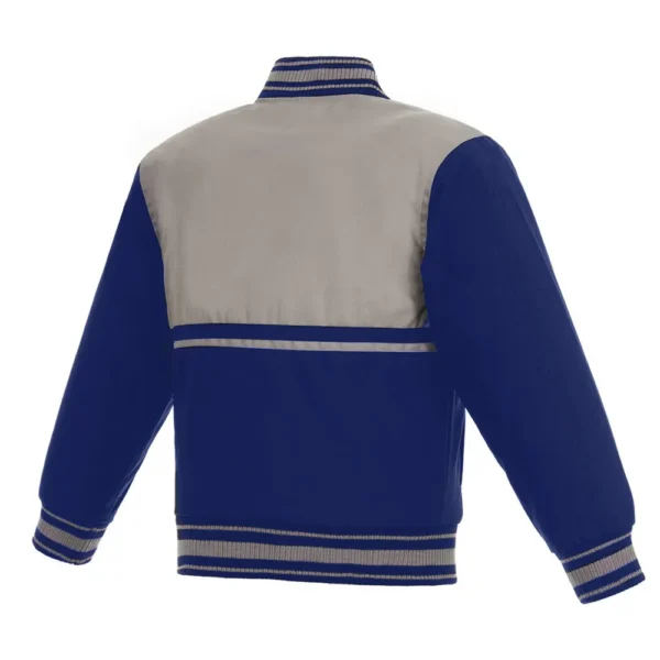 Royal and Gray NY Rangers Youth Poly-Twill Jacket