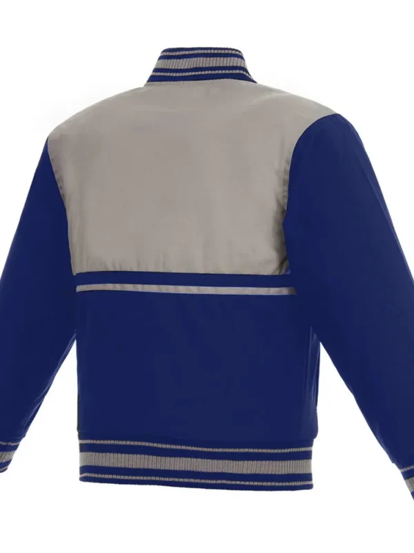 Royal and Gray NY Rangers Youth Poly-Twill Jacket