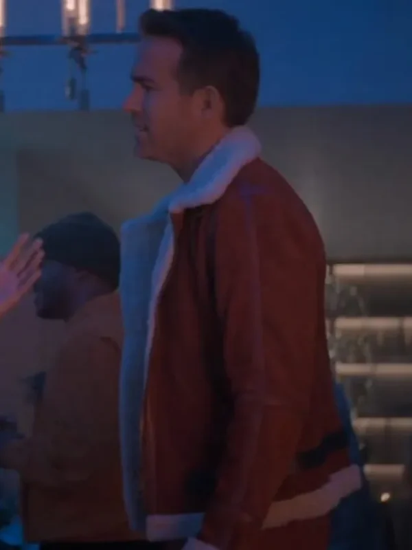Ryan Reynolds Spirited Shearling Jacket