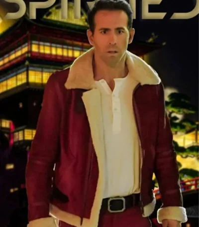 Ryan Reynolds Spirited Shearling Jacket