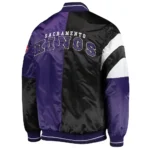 Sacramento Kings 75th Anniversary Leader Black and Purple Jacket