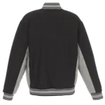 Sacramento Kings Accent Varsity Black Wool Jacket