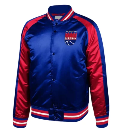 Sacramento Kings Colorblock Satin Jacket