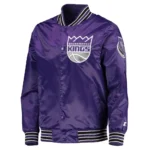 Sacramento Kings Diamond Classic Bomber Purple Jacket