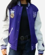 Sacramento Kings Hello Kitty Varsity Jacket