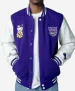 Sacramento Kings Hello Kitty Varsity Jacket