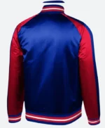 Sacramento Kings Red and Blue Varsity Jacket