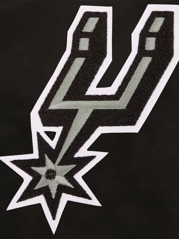 San Antonio Spurs Black-Grey Lightweight Bomber Jacket
