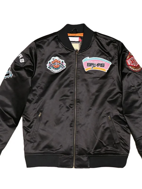 San Antonio Spurs Flight Satin Jacket